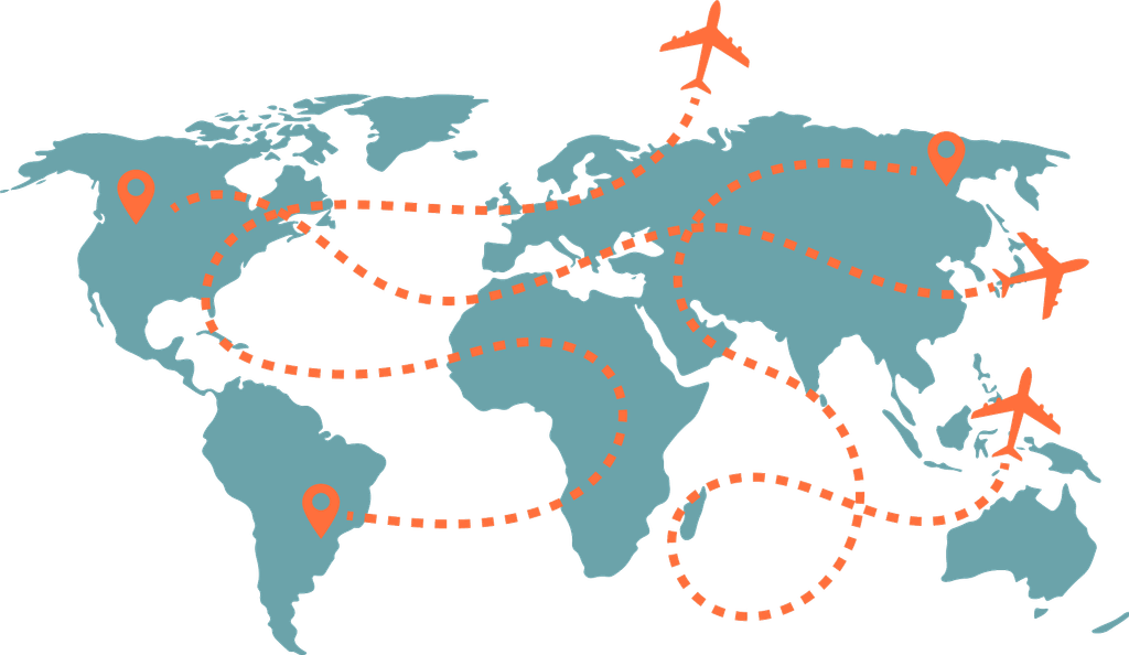 who we are map graphic